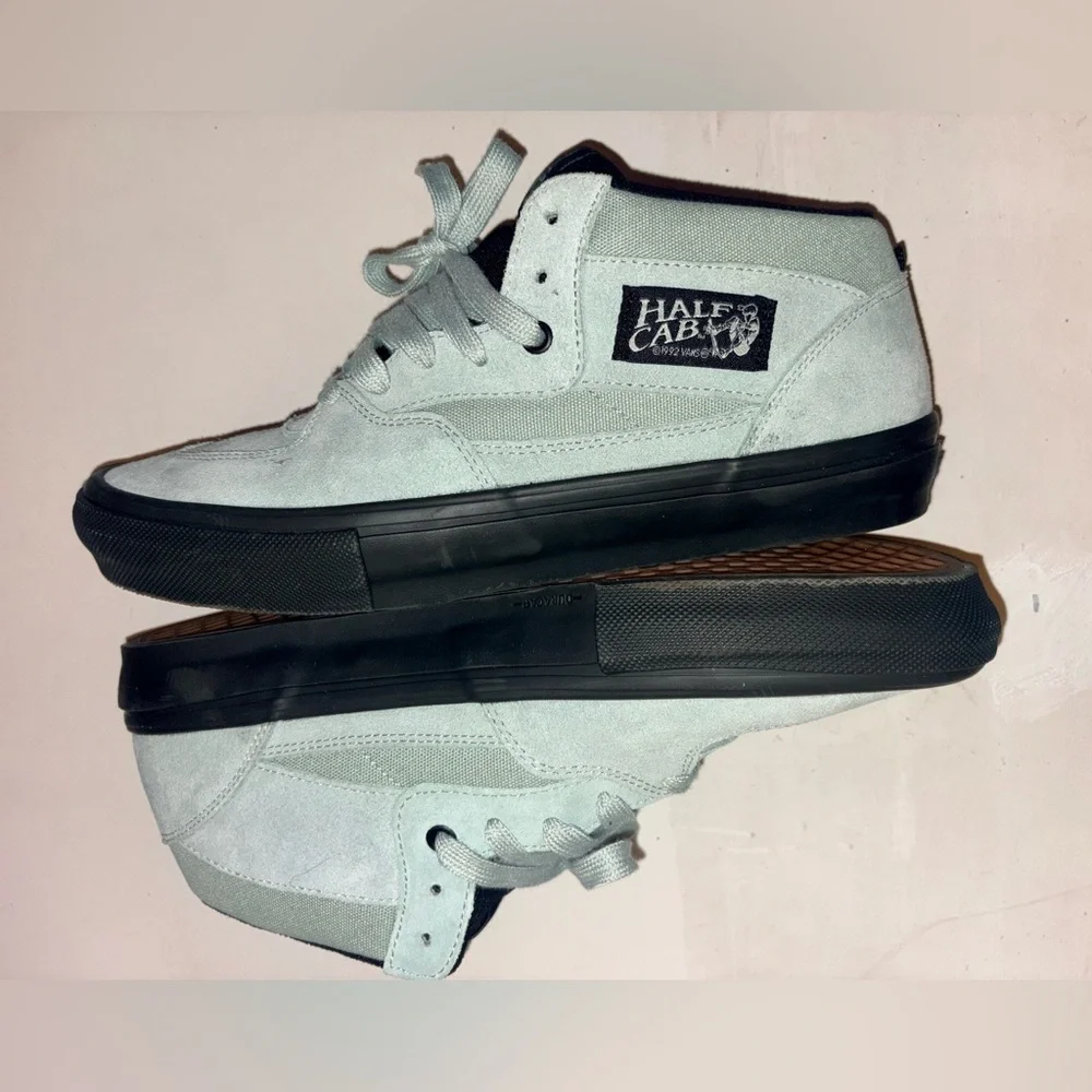 Vans Half Cab Skate Shoes in Gray/Olive Men’s 11 - Picture 5 of 9